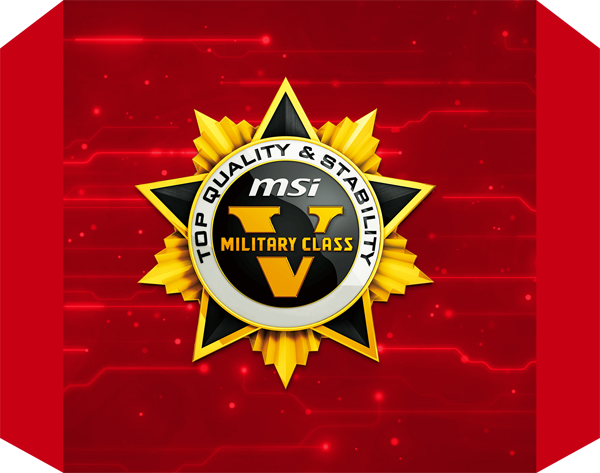 The badge of military class 5 components